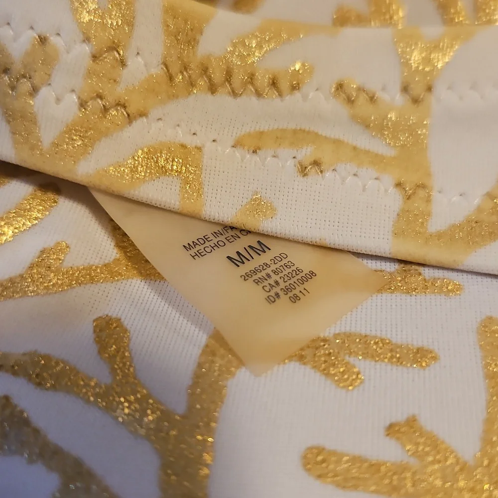2011 Vintage Victorias Secret Tropical Print Bikini Set